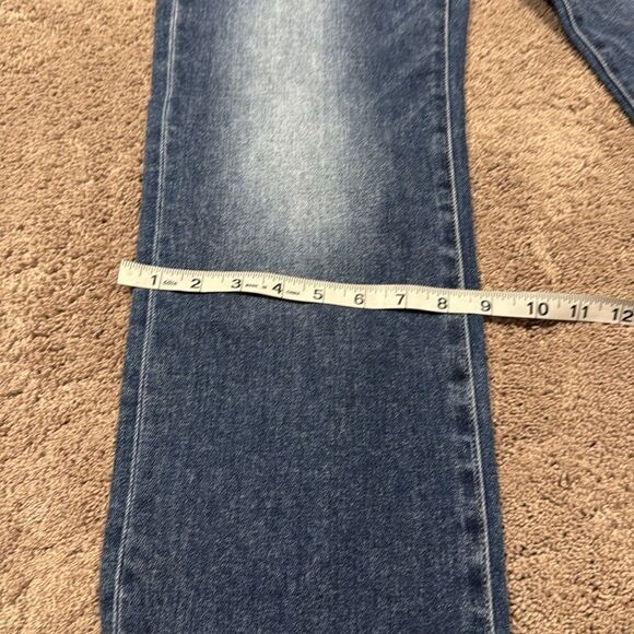 Tummy Control Risen denim! With stretch! Can be uncuffed! High rise size 5 - Picture 13 of 14